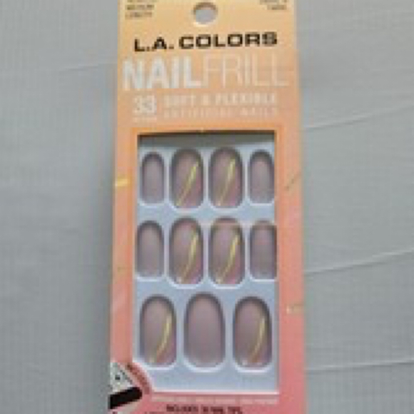 L.A. Colors Nail Frill High Gloss Artificial Nail Tip Kit 33 PC Lot of 3 - Picture 8 of 9